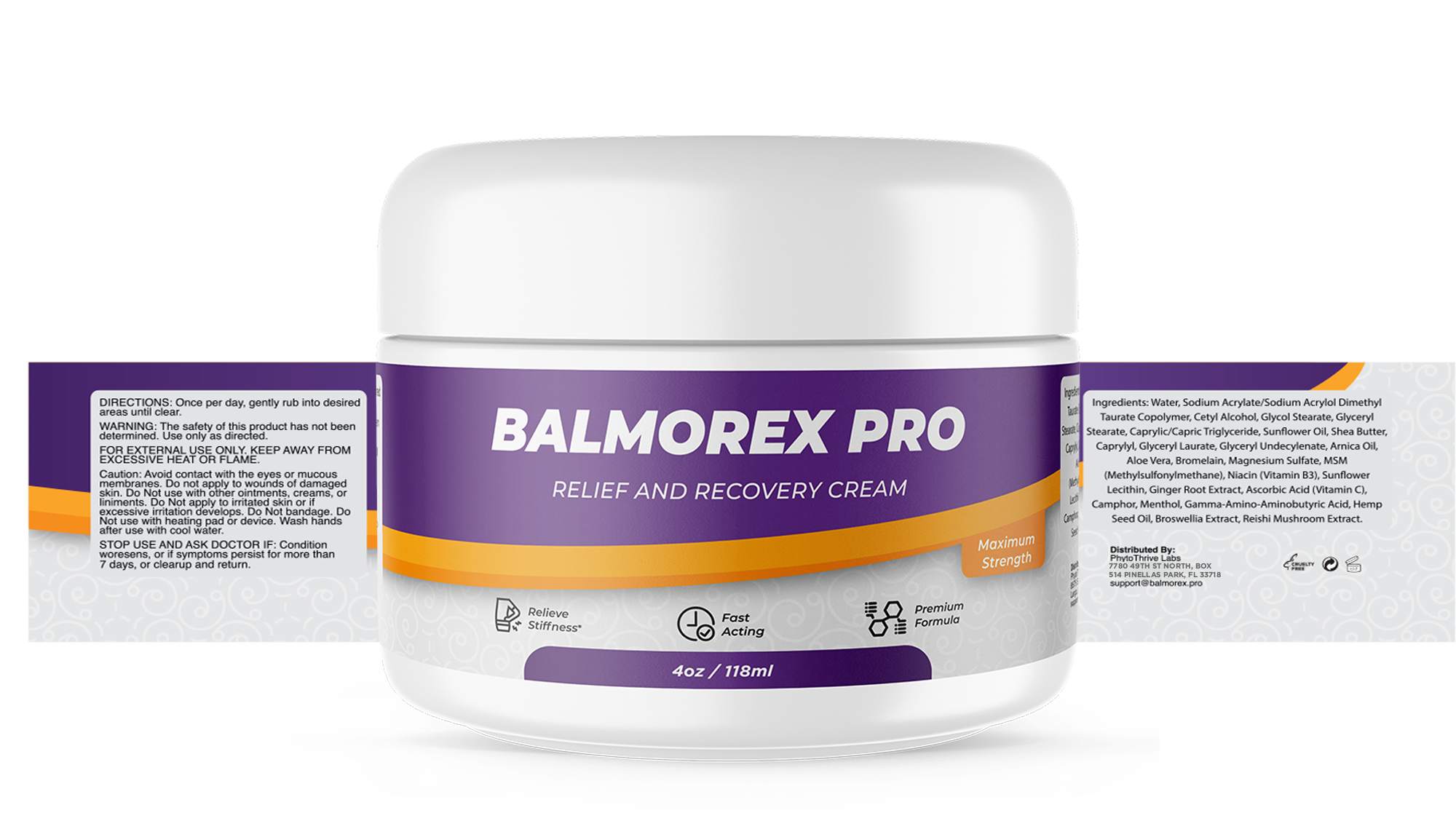 Balmorex Pro Supplement Fact